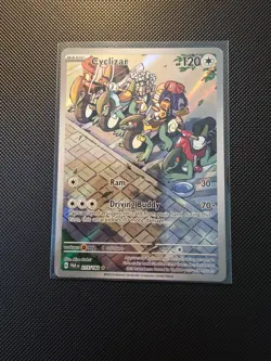 Pokemon TCG Cyclizar Paradox Rift 215/182 Holo Illustration Rare - Image 1