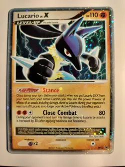 Lucario LV.X DP12 Promo Holo MP Diamond and Pearl Promos Pokemon - Image 1