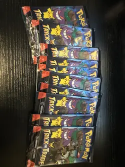 Pokemon TCG Trick Or Trade Booster Packs Lot Of 10 - Image 1