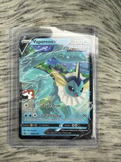 Pokemon Vaporeon V SWSH150 Prize Pack Series 1 Pokemon Stamped - Image 2