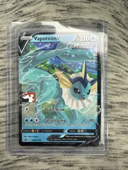 Pokemon Vaporeon V SWSH150 Prize Pack Series 1 Pokemon Stamped - Image 4