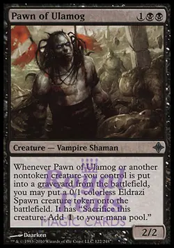 Pawn of Ulamog 1x FOIL ROE MTG Rise of Eldrazi Uncommon MINT black - Image 1