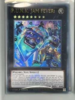Yugioh P.U.N.K. JAM FEVER! BLMM-EN051 Ultra Rare 1st Edition 👑 - Image 1