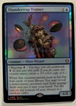 Thundertrap Trainer Bloomburrow Promo Foil - MTG - Image 1