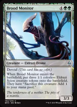 Brood Monitor - Light Play MTG Battle for Zendikar - Image 1