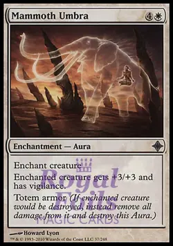 Mammoth Umbra 2x FOIL ROE MTG Rise of Eldrazi Uncommon MINT white - Image 1