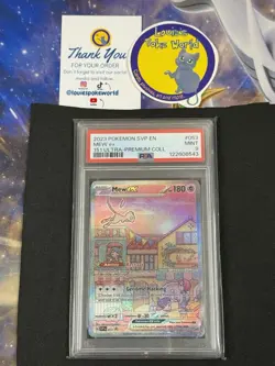 PSA 9 - MINT Mew Ex SVP053 ALTERNATE ART HOLO 151 UPC PROMO Pokemon Card - Image 1