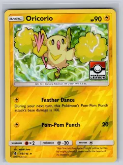 Oricorio (Pokemon League) 46/145 Reverse Holo League & Championship Cards NM/LP - Image 1