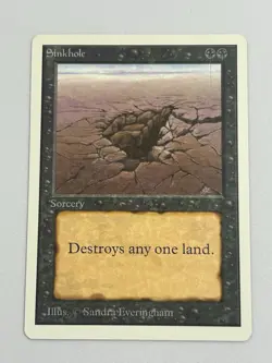 Sinkhole - Unlimited Ed. 1993 - MTG card [NM] - Image 1