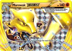 2015 Pokemon TCG XY Breakthrough Marowak Break Holo Ultra Rare 79/162 Near Mint - Image 1