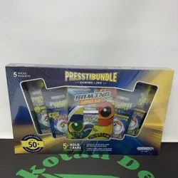 TGC Pokemon Mystery Bundle 50+ Cards Holo Rare Presstibundle Gaming New Sealed - Image 1