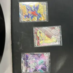 Pokemon TCG Destined Rivals Full Art Ex Lot Of Garchomp Persian And Nidoking - Image 1