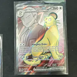 Pokemon TCG Destined Rivals Full Art Ex Lot Of Garchomp Persian And Nidoking - Image 3
