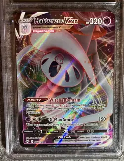 Pokemon TCG CGC Pristine 10 Hatterene VMAX 066/159 Crown Zenith - Image 3