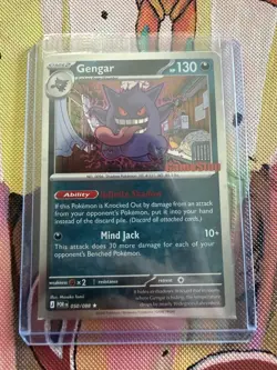 Pokemon TCG Gengar GameStop Exclusive Stamped Promo Card Sealed NM - Image 1