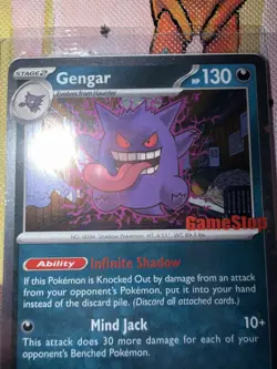 Pokemon TCG Gengar GameStop Exclusive Stamped Promo Card Sealed NM - Image 5