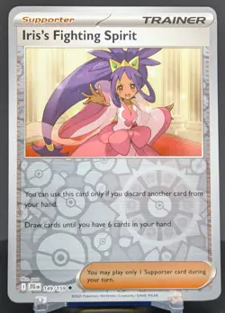 Pokemon Iris's Fighting Spirit #149/159 English Journey Together Reverse Holo - Image 1