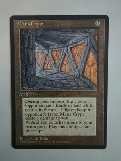 Magic The Gathering Mana Crypt Promo 1995 NM MTG - Image 1