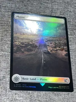 Plains (0296) Final Fantasy MTG Magic The Gathering FOIL - Image 1
