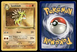 SANDSLASH 41/62 UNCOMMON FOSSIL POKEMON MP - Image 1