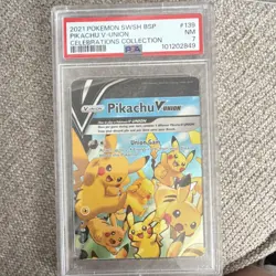 Pokemon Pikachu V-Union Celebrations Collection 2021 Promo Card Lot PSA Graded - Image 2