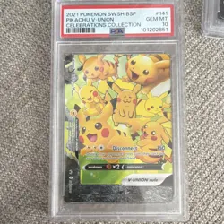 Pokemon Pikachu V-Union Celebrations Collection 2021 Promo Card Lot PSA Graded - Image 4