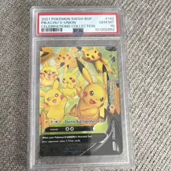 Pokemon Pikachu V-Union Celebrations Collection 2021 Promo Card Lot PSA Graded - Image 5