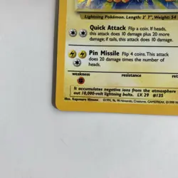 Pokemon TCG Jolteon Jungle 4/64 Holo Unlimited Holo Rare - Image 5