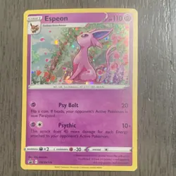 Pokemon Espeon SWSH174 Sword & Shield Promo Holo Stage 1 Psychic 110 HP Card - Image 1