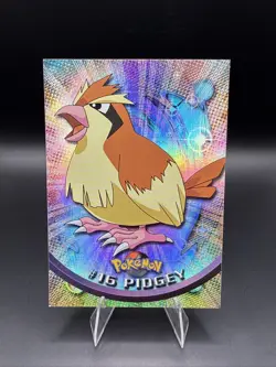 Pidgey #16 - Pokemon Topps - Black Logo Rainbow Foil VLP - Image 1