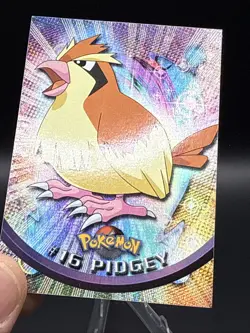 Pidgey #16 - Pokemon Topps - Black Logo Rainbow Foil VLP - Image 3