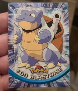 Blastoise : 1999 Topps Pokemon Black logo Non Holo #09 NM/LP - Image 1