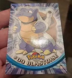 Blastoise : 1999 Topps Pokemon Black logo Non Holo #09 NM/LP - Image 3