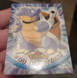 Blastoise : 1999 Topps Pokemon Black logo Non Holo #09 NM/LP - Image 4