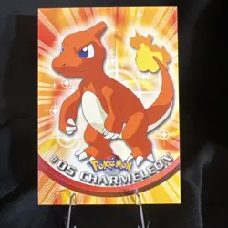 Topps #05 Charmeleon Pokemon - Non-Holo - Red Logo NM - Image 1