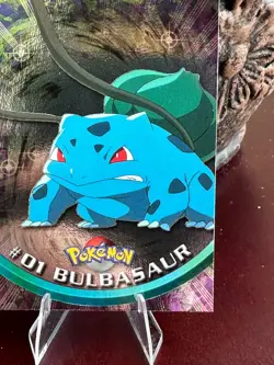 Pokemon Card - Bulbasaur #01 - Topps Series 1 - Image 3