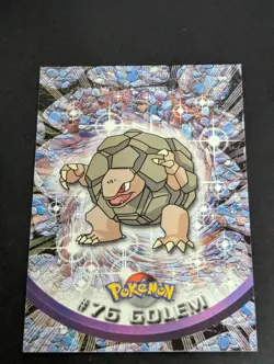 Golem #75 Topps TV NM Pokemon Series 1 Black Logo - Image 1