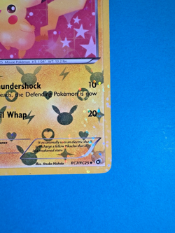 Pikachu RC7/RC25 Legendary Treasures Radiant Collection Holo Pokemon Card LP - Image 5