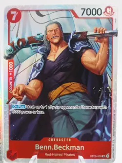 2x Benn.Beckman OP09-009 Super Rare Emperors in the New World One Piece - Image 3