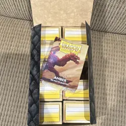 Dragon Shield 1000 Matte Card Sleeves Amber Standard Size AT-11059 - Image 2