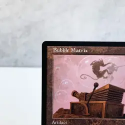 MTG Bubble Matrix Tempest Rare Artifact Old Frame Damage Prevention Collectible - Image 2