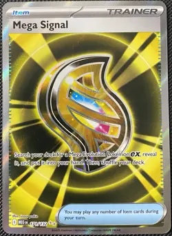 Mega Signal 171/132 Me01: Mega Evolution Holo - Pokemon Card - Image 1