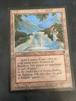 Rainbow Vale Fallen Empires Mtg Magic The Gathering Card LP - Image 1