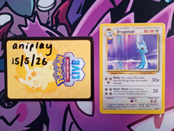 Dragonair 18/102 Rare Base Set Unlimited LP Pokemon TCG Vintage Pokemon Card - Image 1
