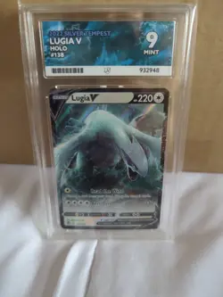 Ace Grading raded Lugia V Pokemon cards from the 2022 Silver Tempest set - Image 1