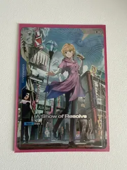 Gundam Card Game TCG - A Show Of Resolve GD01-100 U+ Alt Art - Image 1
