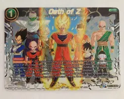 Oath of Z Ultimate Squad BT17-149 Secret Rare Dragon Ball Super Card Game - Image 1