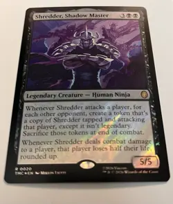 MtG Surge Foil Shredder, Shadow Master TMC Ninja Turtles Commander Magic - Image 1