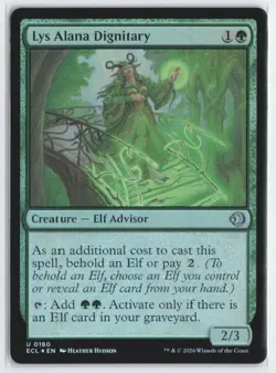 Lys Alana Dignitary #180 - Lorwyn Eclipsed - Foil - Uncommon - Image 1