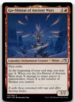 Go-Shintai of Ancient Wars #144 (NM) Kamigawa Neon Dynasty NEO Magic MTG - Image 1
